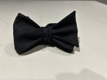 Load image into Gallery viewer, Black Lurex Butterfly Anoush Chohilli Signature Range Bow Tie
